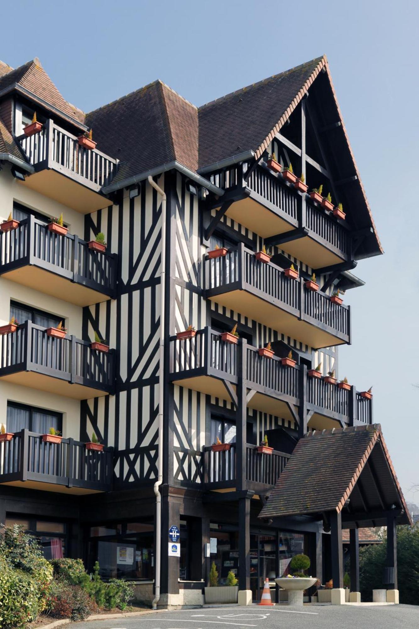 Best Western Plus Hostellerie Du Vallon Трувиль-сюр-Мер Экстерьер фото